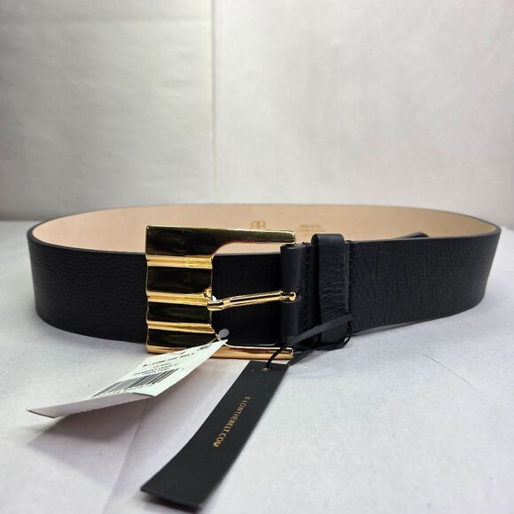 NWT B-Low The Belt Women\'s Claire Black Leather Belt main image 4